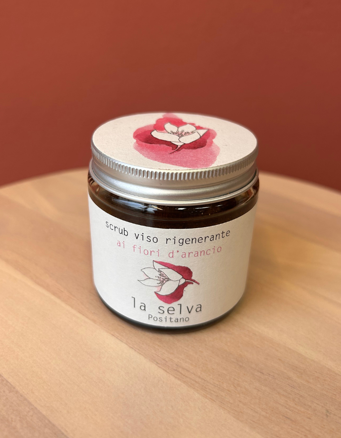 SCRUB VISO fiori d'arancio