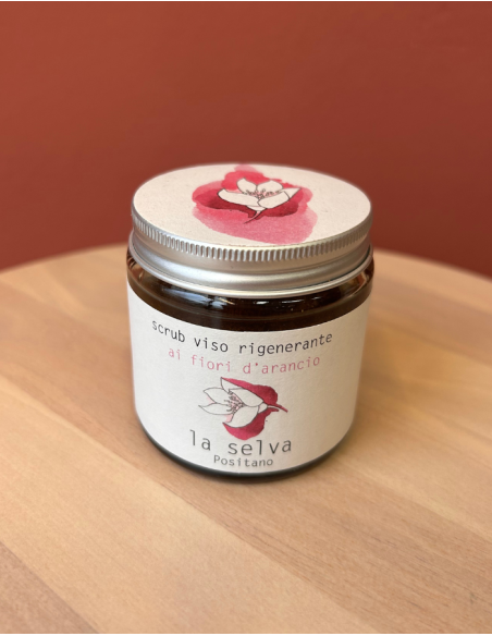 SCRUB VISO fiori d'arancio