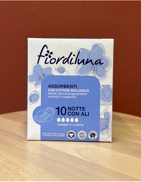 ASSORBENTI BIODEGRADABILI  notte con ali