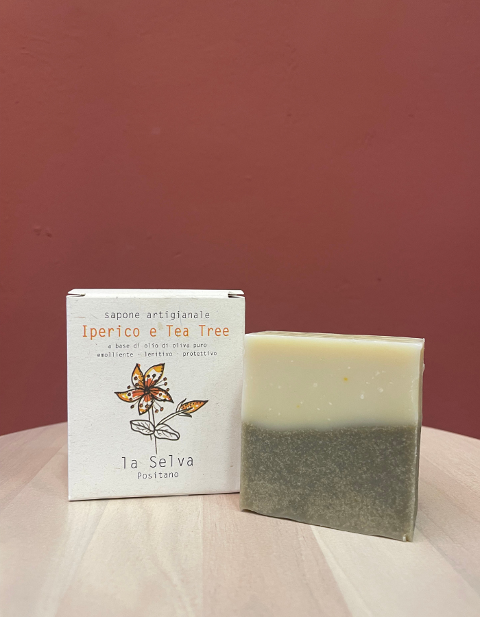 SAPONE solido Iperico e Tea tree