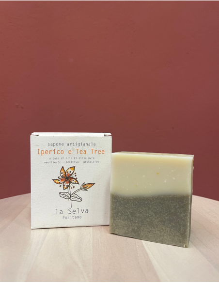 SAPONE solido Iperico e Tea tree