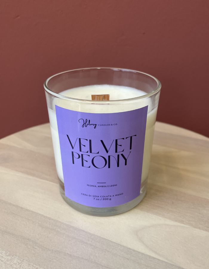 CANDELA in cera di soia Velvet Peony
