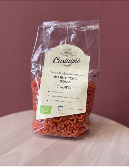 PASTA BIOLOGICA di LENTICCHIE ROSSE
