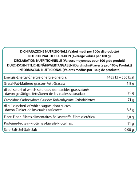 PASTA BIOLOGICA all'ALGA SPIRULINA