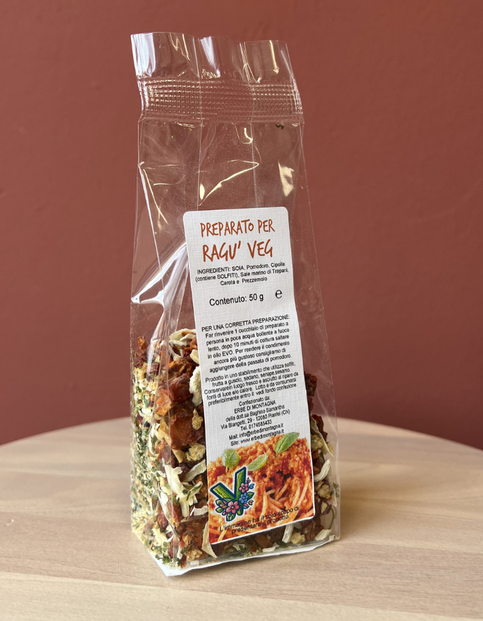 PREPARATO per ragù vegetale