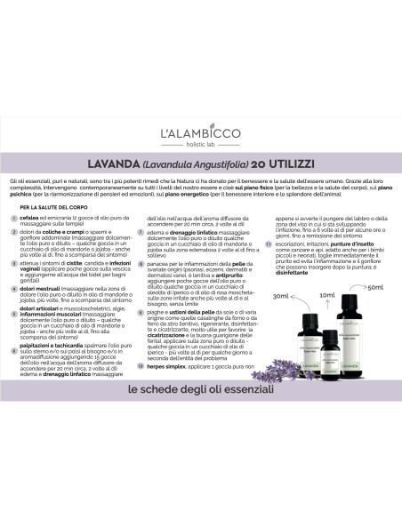 LAVANDA - olio essenziale -