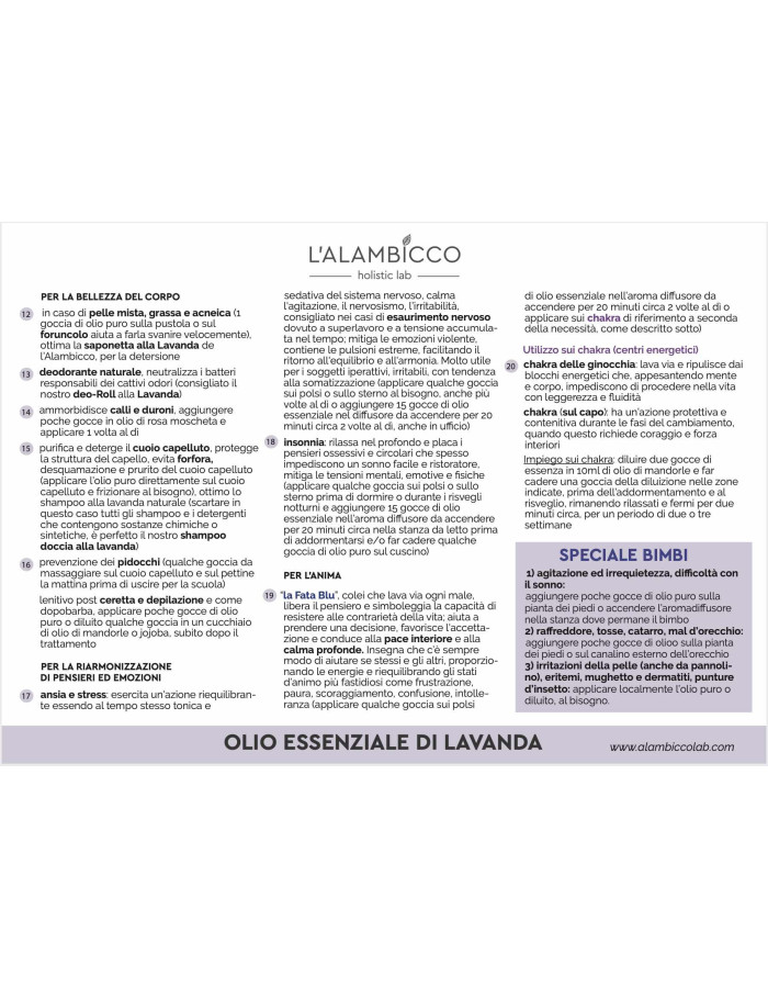 LAVANDA - olio essenziale -