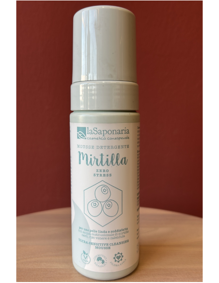 MOUSSE DETERGENTE VISO "Mirtilla"