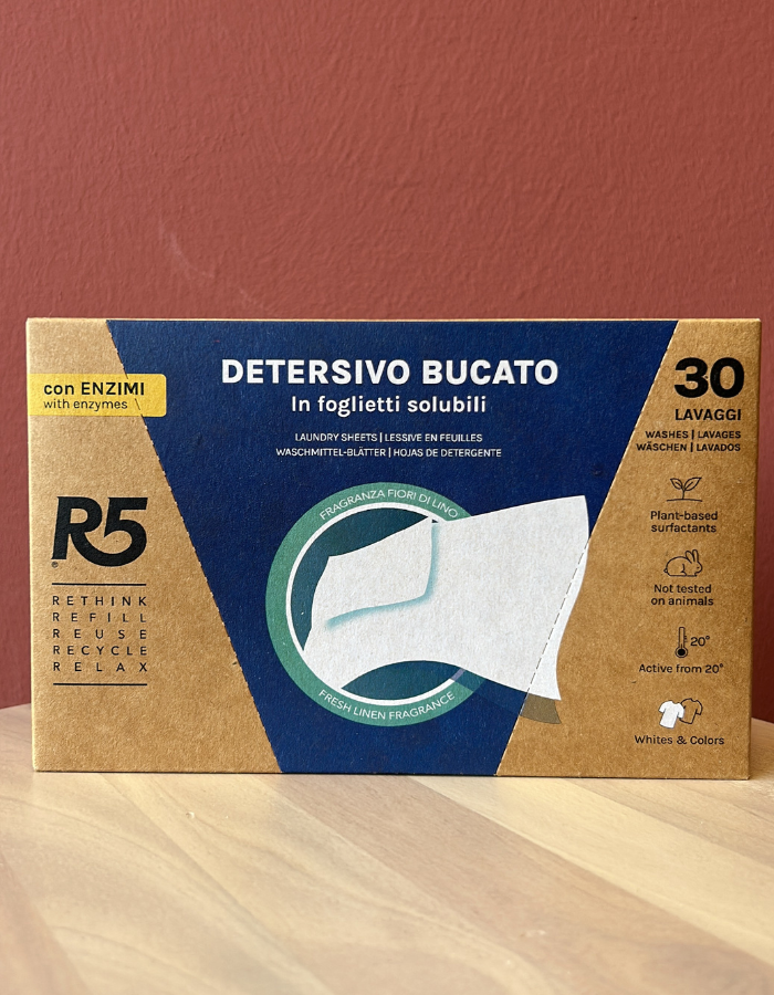 DETERSIVO BUCATO in FOGLIETTI